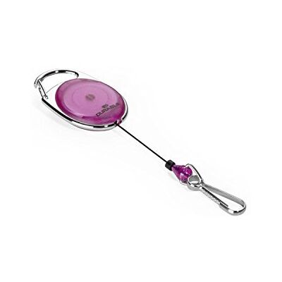 Durable 832712 Pince à boucles Style Jojo (avec mousqueton) 1 pièce, violet Durable 832712 Pince à boucles Style Jojo (avec mousqueton) 1 pièce, violet