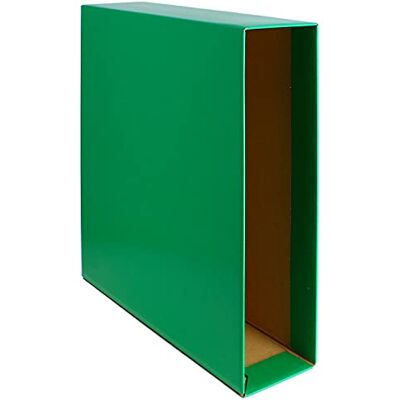 Grafoplás Grafoplas Lot de 12 boîtes pour classeur AZ Grafcolor, format A4, couleur verte, dimensions : 32,7 x 29,4 cm, dos 8 cm, certifié FSC Grafoplás Grafoplas Lot de 12 boîtes pour classeur AZ Grafcolor, format A4, couleur verte, dimensions : 32,7 x 29,4 cm, dos 8 cm, certifié FSC