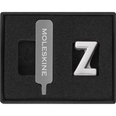Moleskine Pins pour Carnet ou Agenda Lettre Z, Épingle Lettres, Personnalisez la Fermeture avec un Élastique, Idées de Cadeaux Personnalisés, Couleur Argent Moleskine Pins pour Carnet ou Agenda Lettre Z, Épingle Lettres, Personnalisez la Fermeture avec un Élastique, Idées de Cadeaux Personnalisés, Couleur Argent
