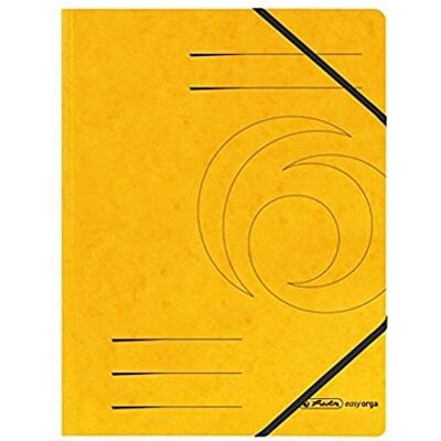 herlitz Chemise à élastique A4 Jaune herlitz Chemise à élastique A4 Jaune