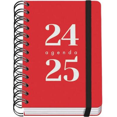 DOHE Agenda scolaire 2024-2025 Un jour par page, format A6 (12 x 17 cm), espagnol et anglais, septembre à juin, fermeture à spirale double et caoutchouc, couverture flexible, 4 pages DOHE Agenda scolaire 2024-2025 Un jour par page, format A6 (12 x 17 cm), espagnol et anglais, septembre à juin, fermeture à spirale double et caoutchouc, couverture flexible, 4 pages