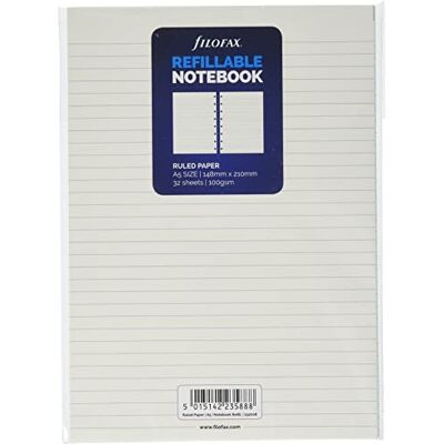 Filofax 152008 Pocket Recharge pour carnet de note A5 ligné Filofax 152008 Pocket Recharge pour carnet de note A5 ligné