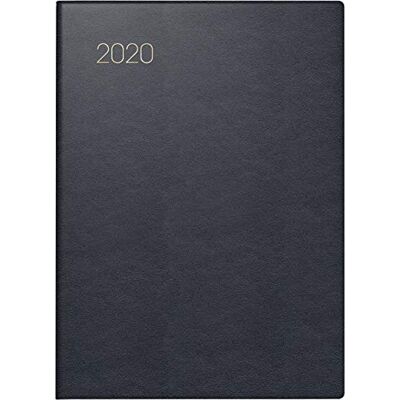 BRUNNEN 1073153 Calendrier de poche modèle 731 53 (2 pages = 1 semaine, 10 x 14 cm, couverture cuir, calendrier 2020) noir BRUNNEN 1073153 Calendrier de poche modèle 731 53 (2 pages = 1 semaine, 10 x 14 cm, couverture cuir, calendrier 2020) noir