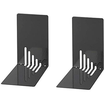 WEDO 1021001 Lot de 2 Serre-livres Noir WEDO 1021001 Lot de 2 Serre-livres Noir