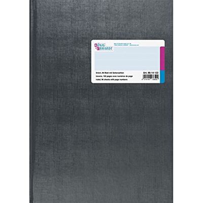 König und Ebhardt 8614122-601P96 Ruban de couverture pour livre d'affaires (A4, ligné, 80 g/m², 96 feuilles) König und Ebhardt 8614122-601P96 Ruban de couverture pour livre d'affaires (A4, ligné, 80 g/m², 96 feuilles)