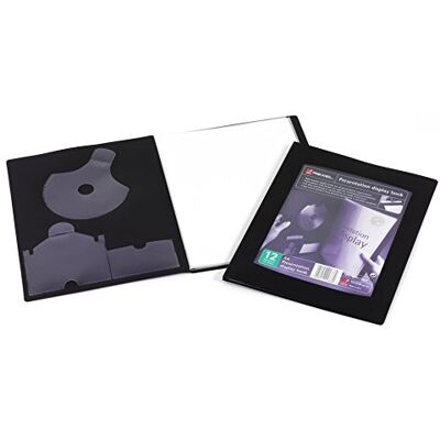 Rexel 17429BK Livret de Présentation avec 12 Pochettes A4 Noir Rexel 17429BK Livret de Présentation avec 12 Pochettes A4 Noir