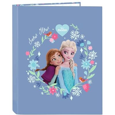 safta FROZEN Classeur à feuilles 4 anneaux, idéal pour enfants de différents âges, confortable et polyvalent, qualité et résistance, 26,5 x 33 cm safta FROZEN Classeur à feuilles 4 anneaux, idéal pour enfants de différents âges, confortable et polyvalent, qualité et résistance, 26,5 x 33 cm