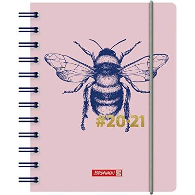 BRUNNEN #Harmony Bumblebee 1071750021 Agenda journalier 2020/2021 1 page = 1 jour, Sa. + So. sur une page Dimensions de la feuille : 12 x 16 cm Couverture en polypropylène Format A6 BRUNNEN #Harmony Bumblebee 1071750021 Agenda journalier 2020/2021 1 page = 1 jour, Sa. + So. sur une page Dimensions de la feuille : 12 x 16 cm Couverture en polypropylène Format A6