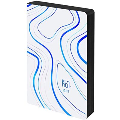 KUNNUI Academic Planner 22-23 Peau reconditionnée Montagne arctique Pages du jour Format A5-15 x 21 cm Langue : espagnol anglais 2 rubans d'enregistrement et autocollants KUNNUI Academic Planner 22-23 Peau reconditionnée Montagne arctique Pages du jour Format A5-15 x 21 cm Langue : espagnol anglais 2 rubans d'enregistrement et autocollants