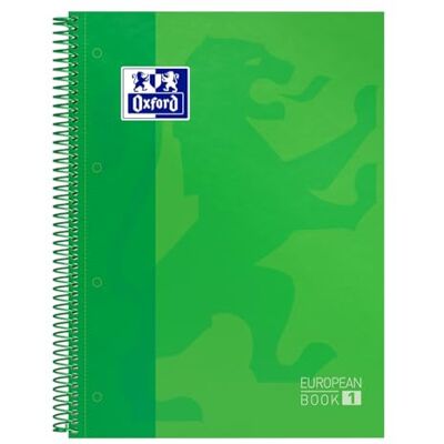 Oxford Recambio Recambio, format A4+, quadrillé, 80 feuilles, vert Oxford Recambio Recambio, format A4+, quadrillé, 80 feuilles, vert