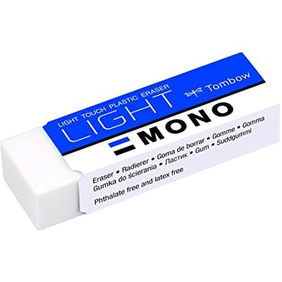 Tombow PE-LTS Mono Light Gomme pour papiers délicats 13 g Tombow PE-LTS Mono Light Gomme pour papiers délicats 13 g