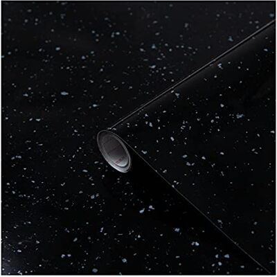 d-c-fix Film adhésif granit noir pour meubles - PVC imperméable d-c-fix Film adhésif granit noir pour meubles - PVC imperméable