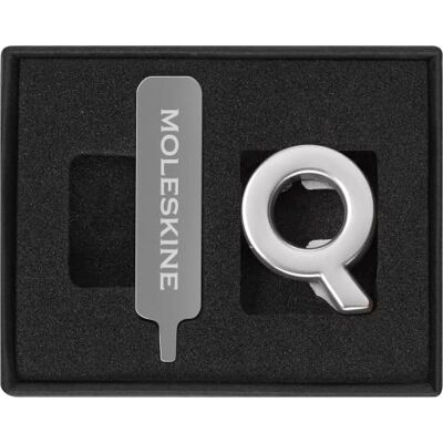 Moleskine Pins pour Carnet ou Agenda Lettre Q, Épingle Lettres, Personnalisez la Fermeture avec un Élastique, Idées de Cadeaux Personnalisés, Couleur Argent Moleskine Pins pour Carnet ou Agenda Lettre Q, Épingle Lettres, Personnalisez la Fermeture avec un Élastique, Idées de Cadeaux Personnalisés, Couleur Argent