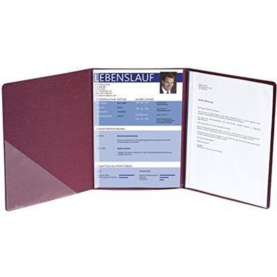 EXACOMPTA Premium Bewerbungsmappe bordeaux EXACOMPTA Premium Bewerbungsmappe bordeaux