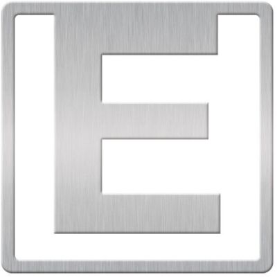 IF Helvetica Marque-page Lettre E IF Helvetica Marque-page Lettre E