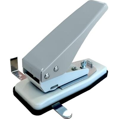 DHP Perforatrice à papier DP-08 à œillet 4 x 15 mm avec guide latéral réglable. Convient pour découper du carton, du PVC flex et du PVC rigide. DHP Perforatrice à papier DP-08 à œillet 4 x 15 mm avec guide latéral réglable. Convient pour découper du carton, du PVC flex et du PVC rigide.