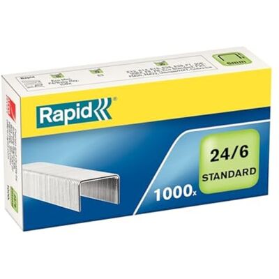 Rapid 24/6 Agrafes 20 x 1000 Rapid 24/6 Agrafes 20 x 1000