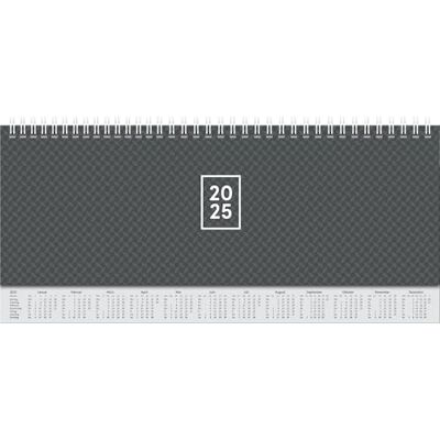 BRUNNEN Agenda horizontal, modèle 772 (2025), 2 pages = 1 semaine, 297 x 105 mm, 112 pages, couverture en carton avec dos allongé, noir BRUNNEN Agenda horizontal, modèle 772 (2025), 2 pages = 1 semaine, 297 x 105 mm, 112 pages, couverture en carton avec dos allongé, noir