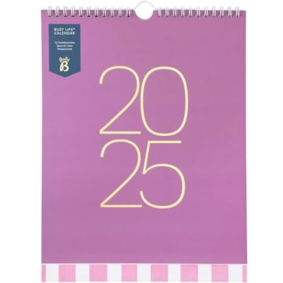 Busy B Calendrier mural 2025 Busy Life De janvier à décembre Fuchsia Avec affichage mensuel 12 poches de rangement mensuelles Espace pour les notes, les choses à faire et un crochet de Busy B Calendrier mural 2025 Busy Life De janvier à décembre Fuchsia Avec affichage mensuel 12 poches de rangement mensuelles Espace pour les notes, les choses à faire et un crochet de