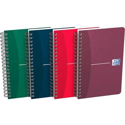 Hamelin OXFORD Lot de 10 Carnets Essentials 11x17cm Petits Carreaux 180 Pages Reliure Spirale Couverture Carte Coloris Assortis Hamelin OXFORD Lot de 10 Carnets Essentials 11x17cm Petits Carreaux 180 Pages Reliure Spirale Couverture Carte Coloris Assortis