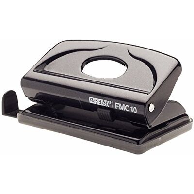 Rapid FMC10 Perforateur 10 feuilles Noir Rapid FMC10 Perforateur 10 feuilles Noir