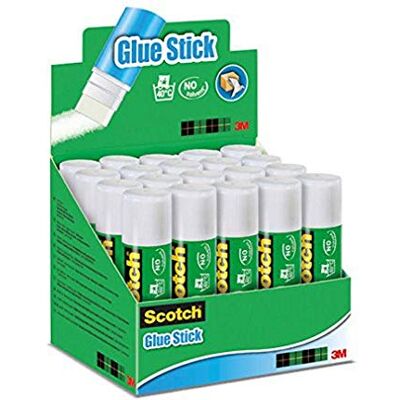Scotch Bâton de Colle Permanente 1 Paquet de 20 Bâtons de Colle 21g par Bâton Bâton de Colle d'Usage Général pour la Maison, l'Ecole ou le Bureau Utilisation Scotch Bâton de Colle Permanente 1 Paquet de 20 Bâtons de Colle 21g par Bâton Bâton de Colle d'Usage Général pour la Maison, l'Ecole ou le Bureau Utilisation