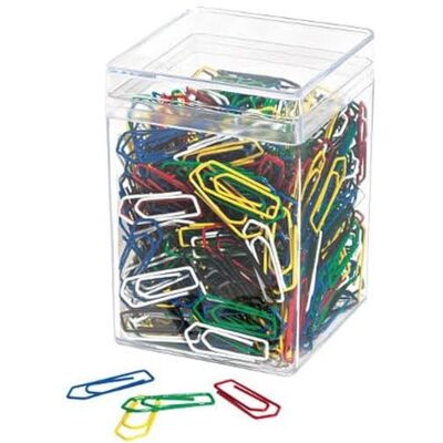 WEDO 90050099 Lot de 500 trombones en métal laqué 26 mm WEDO 90050099 Lot de 500 trombones en métal laqué 26 mm