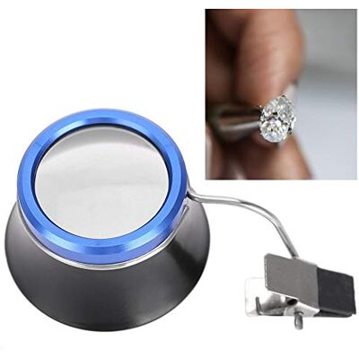 Jadpes Bijoux Loupe Loupe, Portable Clip-on Lunettes Loupe Loupe Horloger Bijoux Montre Outil De Réparation(20X) Jadpes Bijoux Loupe Loupe, Portable Clip-on Lunettes Loupe Loupe Horloger Bijoux Montre Outil De Réparation(20X)