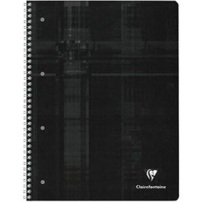 Clairefontaine 68252C – Carnet d'école microperforé avec perforation à anneaux, DIN A4+ 80 feuilles 90 g, linéature 28 à carreaux avec double bordure, rouge, 1 pièce Clairefontaine 68252C – Carnet d'école microperforé avec perforation à anneaux, DIN A4+ 80 feuilles 90 g, linéature 28 à carreaux avec double bordure, rouge, 1 pièce