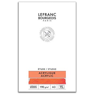 Lefranc Bourgeois - Bloc pour acrylique A4 - 190 feuilles Lefranc Bourgeois - Bloc pour acrylique A4 - 190 feuilles