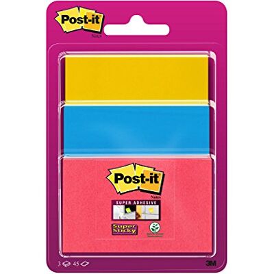 Post-it Super Sticky Notes tampons Tailles assorties – couleurs assorties Post-it Super Sticky Notes tampons Tailles assorties – couleurs assorties