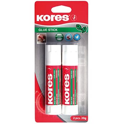 Kores Bƒton de colle Premium, 2 x 20 g, en emballage blistersans solvant, abrasion face grƒce … la pƒtte douce contenu: 2 piŠces (K12822) Kores Bƒton de colle Premium, 2 x 20 g, en emballage blistersans solvant, abrasion face grƒce … la pƒtte douce contenu: 2 piŠces (K12822)