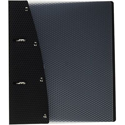 VELOFLEX Classeur à anneaux Diamond 1151480 Format A5 Mécanisme à 2 anneaux 20 mm En polypropylène Noir VELOFLEX Classeur à anneaux Diamond 1151480 Format A5 Mécanisme à 2 anneaux 20 mm En polypropylène Noir