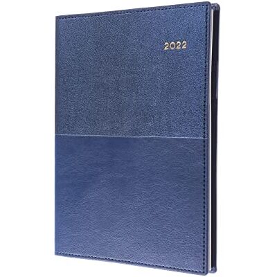 Collins Valour Agenda 2022 1 jour par page Bleu Format A5 Collins Valour Agenda 2022 1 jour par page Bleu Format A5