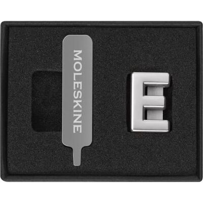 Moleskine Pins pour Carnet ou Agenda Lettre E, Épingle Lettres, Personnalisez la Fermeture avec un Élastique, Idées de Cadeaux Personnalisés, Couleur Argent Moleskine Pins pour Carnet ou Agenda Lettre E, Épingle Lettres, Personnalisez la Fermeture avec un Élastique, Idées de Cadeaux Personnalisés, Couleur Argent