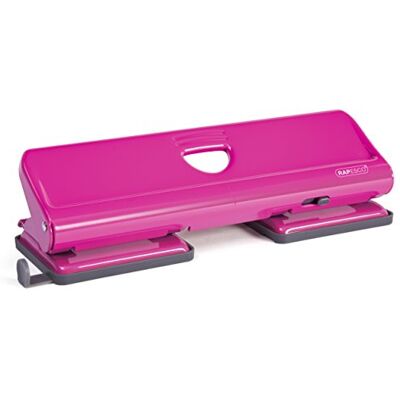 Rapesco 1385 Perforatrice 720 à 4 Trous en Métal, Capacité 22 Feuilles Fuschia Rapesco 1385 Perforatrice 720 à 4 Trous en Métal, Capacité 22 Feuilles Fuschia