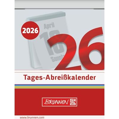 BRUNNEN Calendrier à effeuiller 2026 N° 2 53,6 × 71 mm BRUNNEN Calendrier à effeuiller 2026 N° 2 53,6 × 71 mm