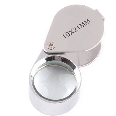 tinxi ® Loupe d'horloger/bijoutier Grossissement 10x 21 mm tinxi ® Loupe d'horloger/bijoutier Grossissement 10x 21 mm