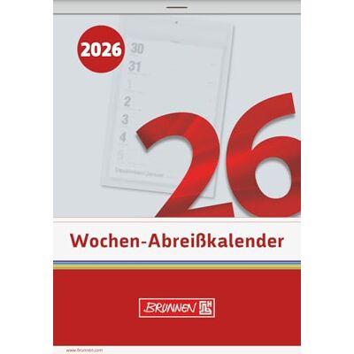 BRUNNEN Calendrier à effeuiller 2026 N° 25 105 × 146 mm BRUNNEN Calendrier à effeuiller 2026 N° 25 105 × 146 mm