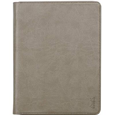 Rhodia 168101C Conférencier Porte-Documents Taupe pour Bloc-Notes et Carnets A5 ou A5+ Dimensions Fermé19,5x25,5 cm Pochette pour Tablette Simili Cuir Premium Rhodia 168101C Conférencier Porte-Documents Taupe pour Bloc-Notes et Carnets A5 ou A5+ Dimensions Fermé19,5x25,5 cm Pochette pour Tablette Simili Cuir Premium