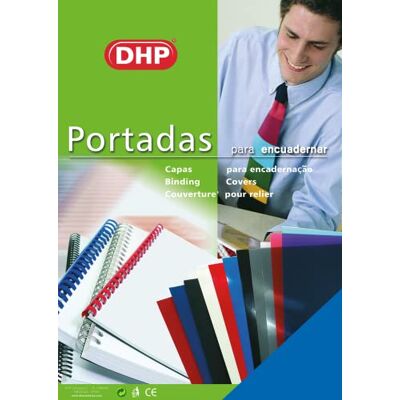 DHP Lot de 100 couvertures pour reliure en PVC Opaca Format A4 0,18 mm Bleu DHP Lot de 100 couvertures pour reliure en PVC Opaca Format A4 0,18 mm Bleu