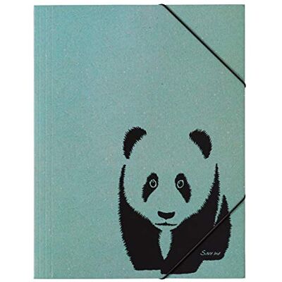 Pagna 21658-17 Chemise à élastique en carton avec 3 rabats format A4 Motif panda Pagna 21658-17 Chemise à élastique en carton avec 3 rabats format A4 Motif panda
