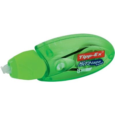 Tipp-Ex BIC ruban correcteur ® microtape twist 8 m x 5 mm-couleur: vert Tipp-Ex BIC ruban correcteur ® microtape twist 8 m x 5 mm-couleur: vert