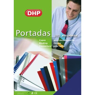 DHP Lot de 100 couvertures pour reliure en PVC Transparent Format A4 0,18 mm Bleu DHP Lot de 100 couvertures pour reliure en PVC Transparent Format A4 0,18 mm Bleu