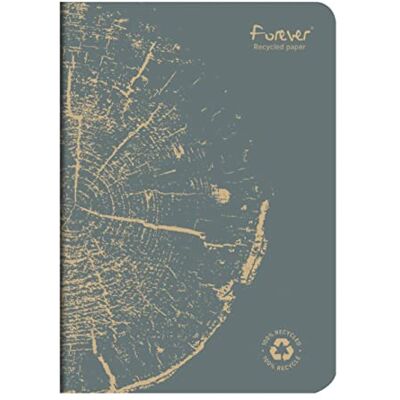 Clairefontaine 684864C Un carnet Collection Forever Agrafé 100% Recyclé Gris plomb A5 14,8x21 cm 96 Pages Lignées Papier Recyclé Blanc 90 g Couverture Carte Recyclée Clairefontaine 684864C Un carnet Collection Forever Agrafé 100% Recyclé Gris plomb A5 14,8x21 cm 96 Pages Lignées Papier Recyclé Blanc 90 g Couverture Carte Recyclée