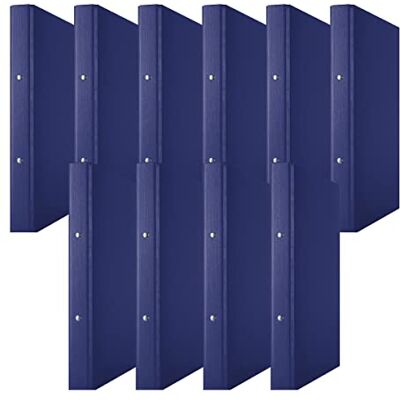 DONAU 3732001PL-18 Classeur à anneaux Bleu nuit Mécanique à 2 anneaux toriques 20 mm DIN A4 en carton/plastique En carton de 1,9 mm d'épaisseur avec PP 100 µ Lot de 10 DONAU 3732001PL-18 Classeur à anneaux Bleu nuit Mécanique à 2 anneaux toriques 20 mm DIN A4 en carton/plastique En carton de 1,9 mm d'épaisseur avec PP 100 µ Lot de 10
