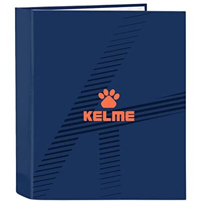 safta Classeur F. 4 anneaux 35 mm dos large KELME « NAVY BLUE » safta Classeur F. 4 anneaux 35 mm dos large KELME « NAVY BLUE »