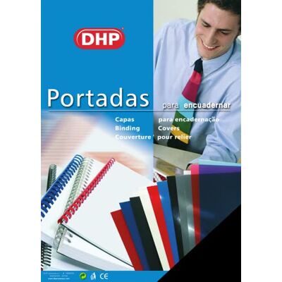 DHP Lot de 100 couvertures de reliure en polypropylène 0,45 mm d'épaisseur Format A3 Noir DHP Lot de 100 couvertures de reliure en polypropylène 0,45 mm d'épaisseur Format A3 Noir