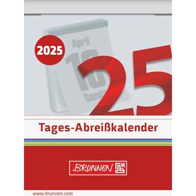 BRUNNEN Calendrier effaçable (2025), 1 page = 1 jour, 53,6 × 71 mm BRUNNEN Calendrier effaçable (2025), 1 page = 1 jour, 53,6 × 71 mm