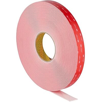VHB 3M LSE-160WF Ruban adhésif Blanc 19 mm x 33 m 0,6 mm 14 rouleaux par carton VHB 3M LSE-160WF Ruban adhésif Blanc 19 mm x 33 m 0,6 mm 14 rouleaux par carton